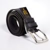 Δερμάτινη sport ζώνη μαύρη matte 4cm MT- 102