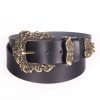 Δερμάτινη γυναικεία ζώνη μαύρη 4 cm WBBV-40-150