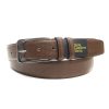 Ανδρική κλασσική ζώνη σε χρώμα καφέ 3,5cm COCS-35-90
